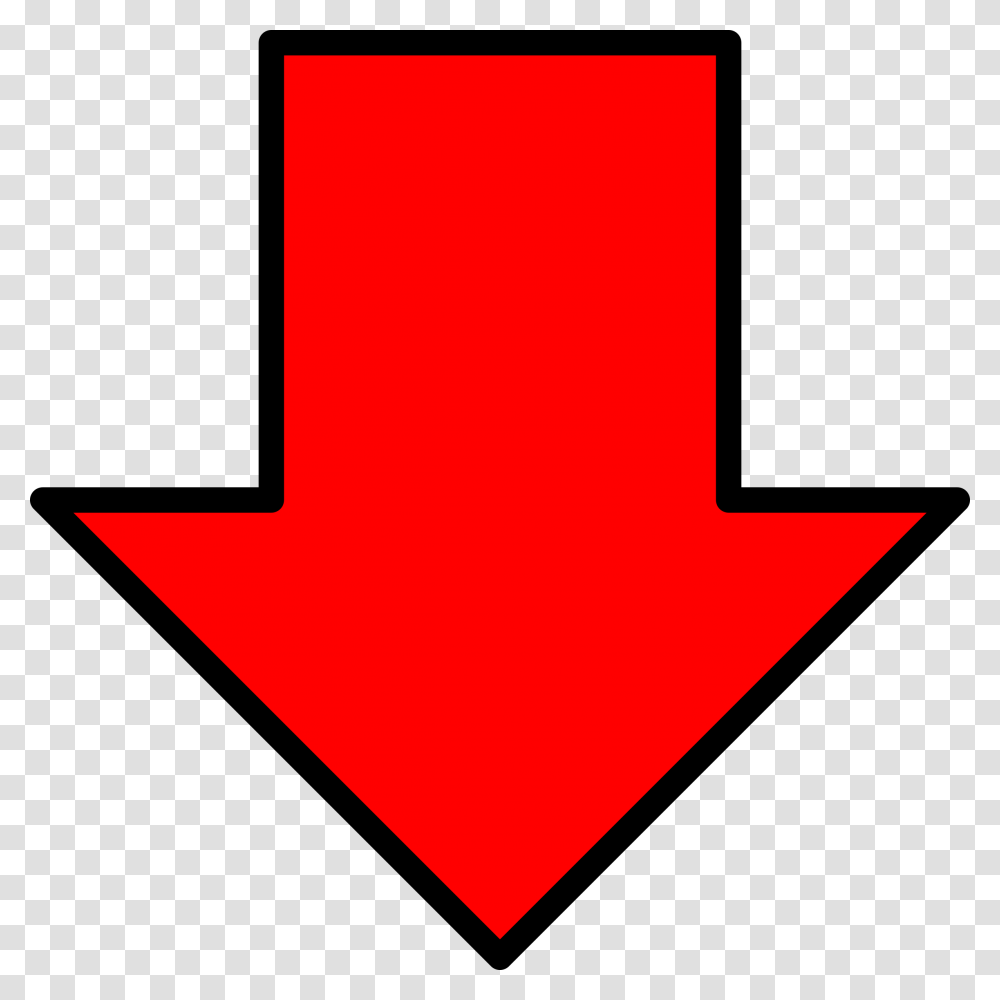 Red Arrow Hd Left Image For Red Down Arrow, Symbol, Star Symbol, First Aid, Logo Transparent Png