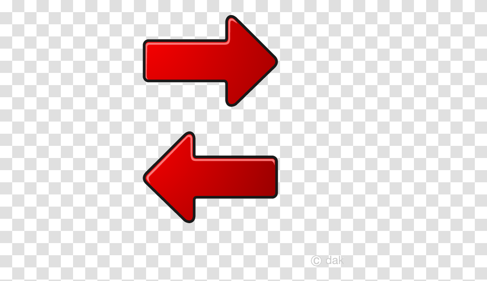 Red Arrow Left And Right Clipart Free Picture Red Arrows Left And Right, Logo, Trademark Transparent Png