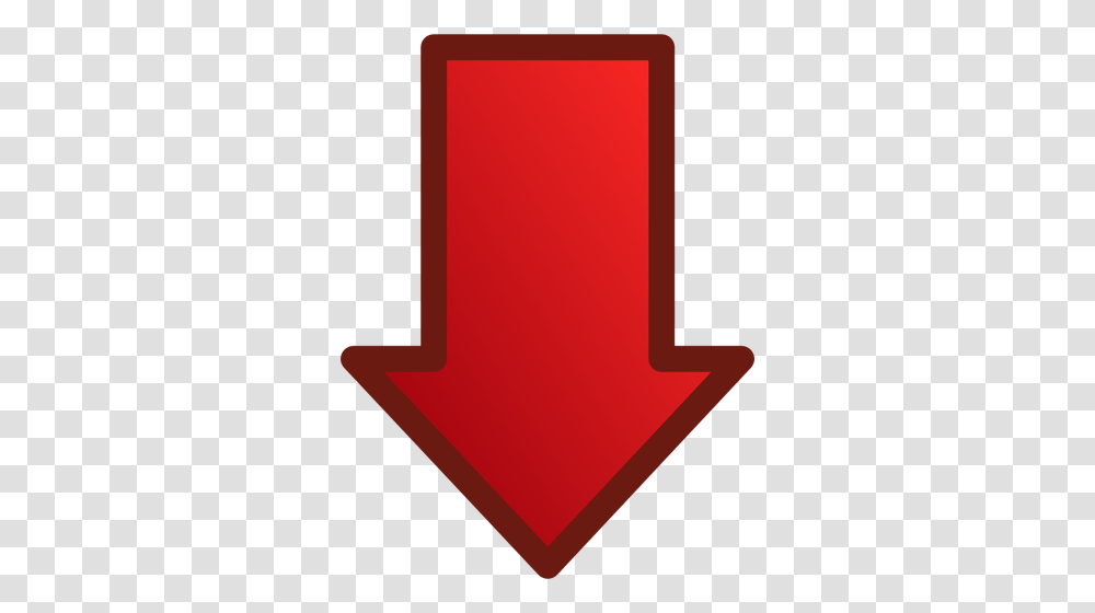 Red Arrow Pointing Down Vector Image, Tomb, Tombstone, Mailbox Transparent Png