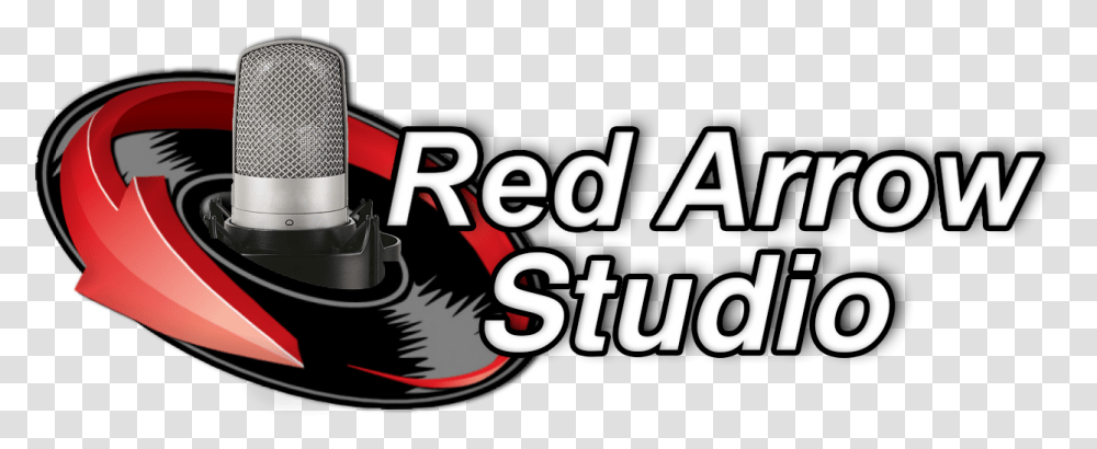 Red Arrow Recording Studio Quality Audio And Video Recording Joystick, Text, Alphabet, Clothing, Logo Transparent Png