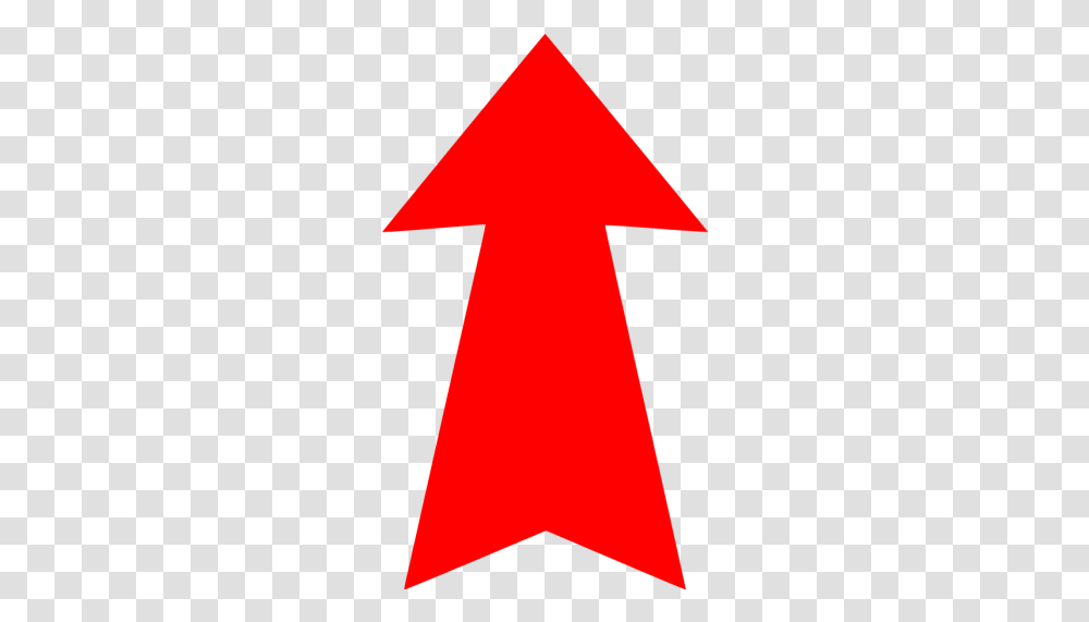Red Arrow Up 4 Icon Free Red Arrow Icons Blue Arrow Up, Symbol, Sign, Road Sign, Star Symbol Transparent Png