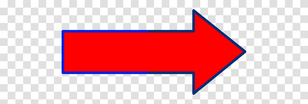 Red Arrow With Blue Outline Clip Arts Download, Label, Word Transparent Png