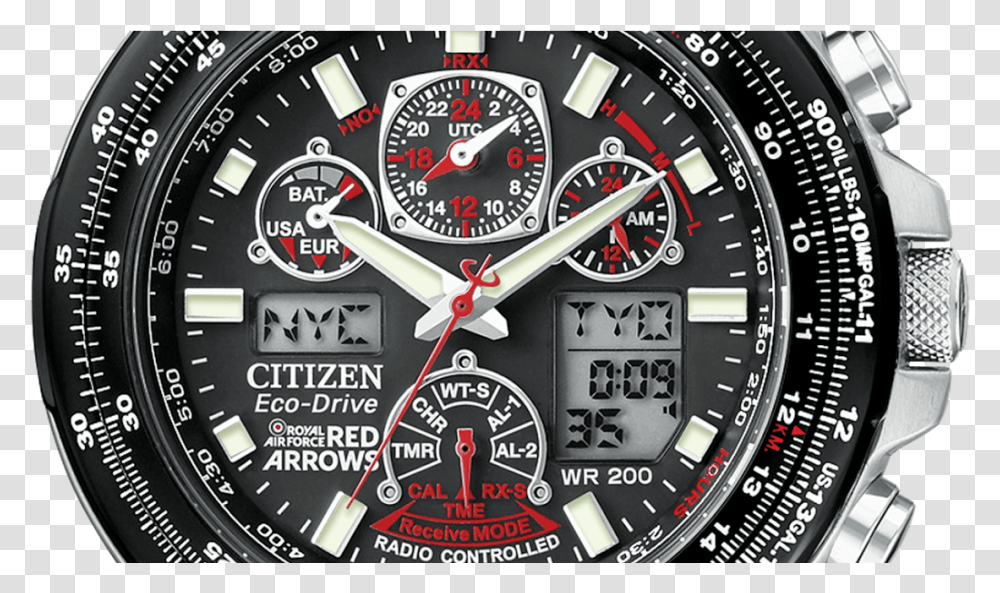 Red Arrows Citizen Watch Hd Download Download Citizen Skyhawk Red Arrows, Wristwatch, Clock Tower, Architecture, Building Transparent Png