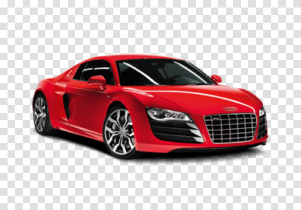 Red Audi Audi R8, Sports Car, Vehicle, Transportation, Automobile Transparent Png