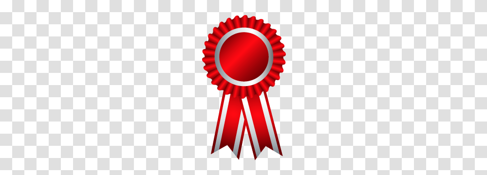 Red Award Ribbon Clipart Free Clipart, Logo, Trademark, Badge Transparent Png