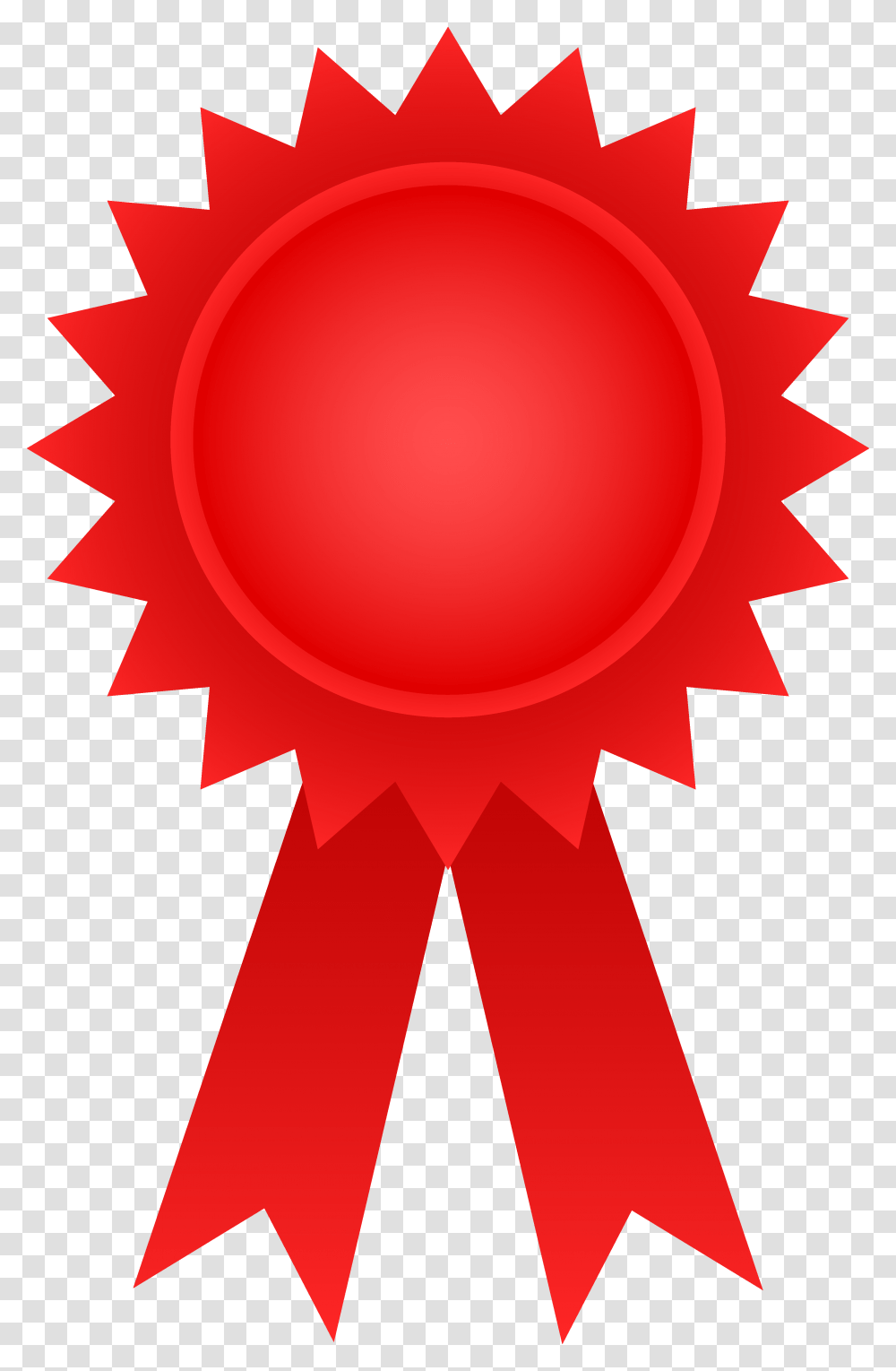 Red Award Ribbon, Logo, Trademark, Badge Transparent Png