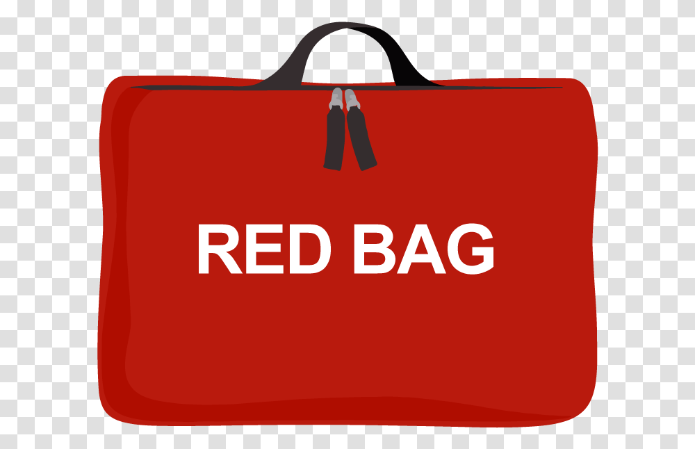 Red Bag Graphic Briefcase, First Aid, Shopping Bag, Luggage, Sack Transparent Png