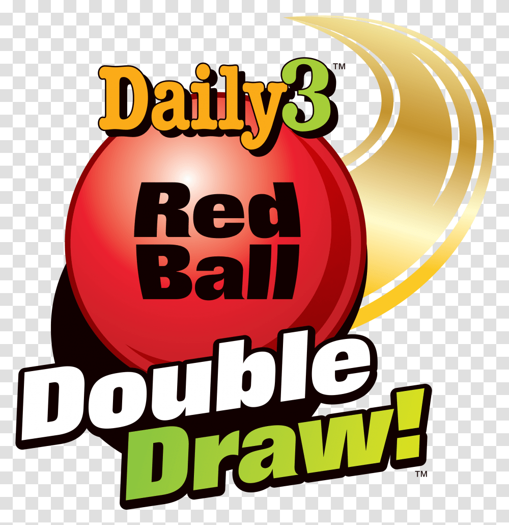 Red Ball Double Draw Michigan Lottery Red Ball Drawing, Label, Logo Transparent Png