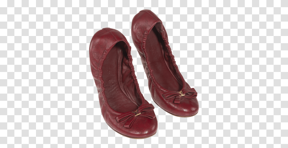 Red Ballet Slippers Round Toe, Clothing, Apparel, Footwear, Shoe Transparent Png