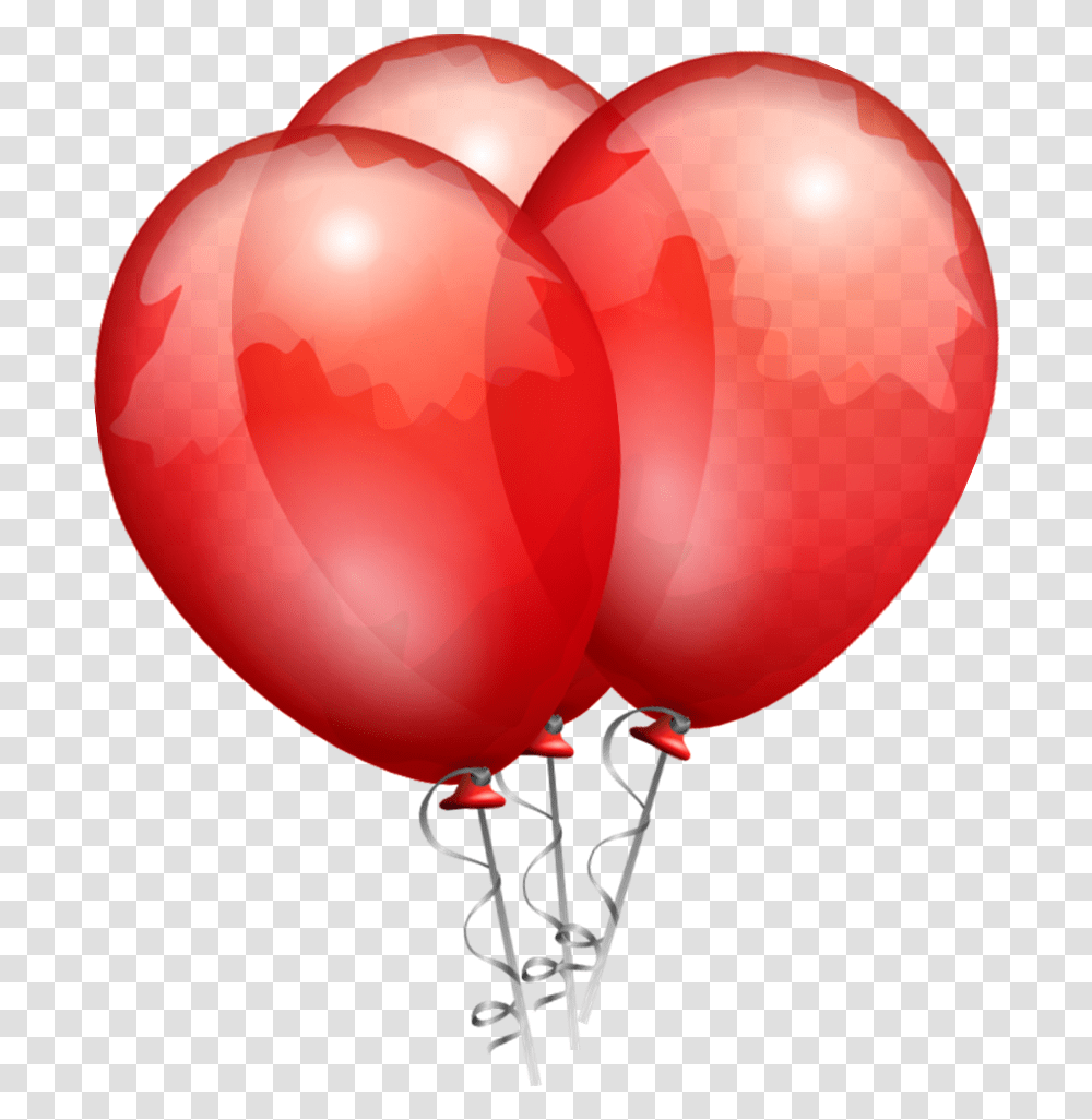 Red Ballons Happy Birthday Balloons Transparent Png