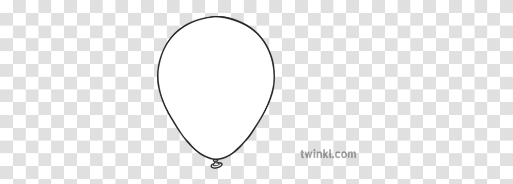 Red Balloon Black And White Illustration Twinkl Vertical, Moon, Astronomy, Outdoors, Nature Transparent Png