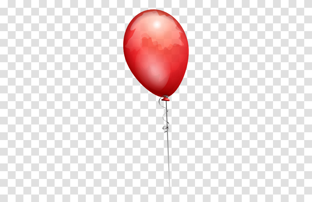 Red Balloon Long String Clip Art Transparent Png