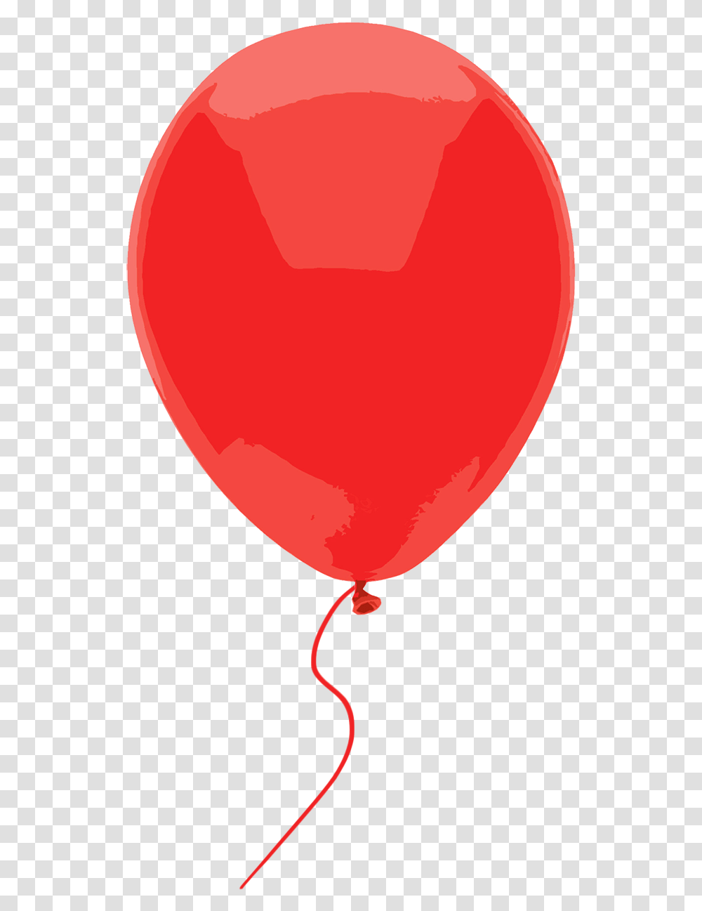 Red Balloon On A String Balloon Transparent Png