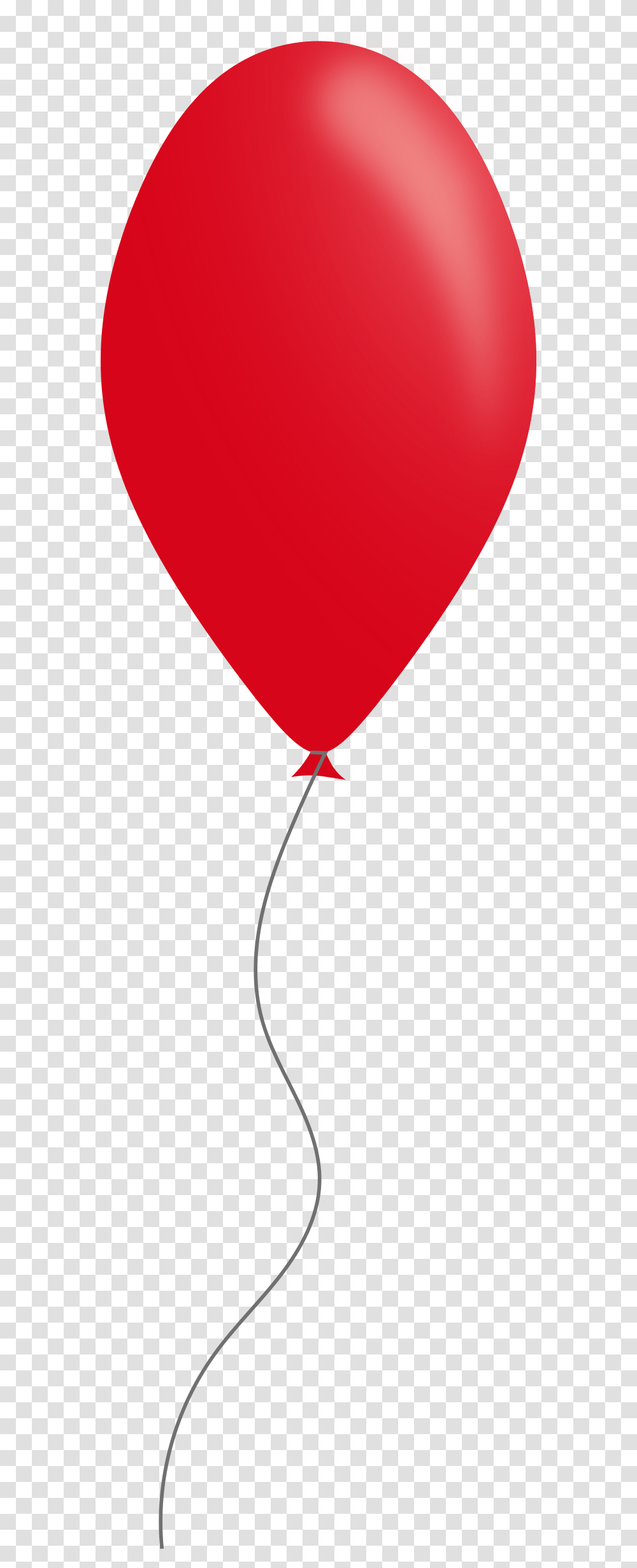 Red Balloon Single Balloons Background, Heart Transparent Png