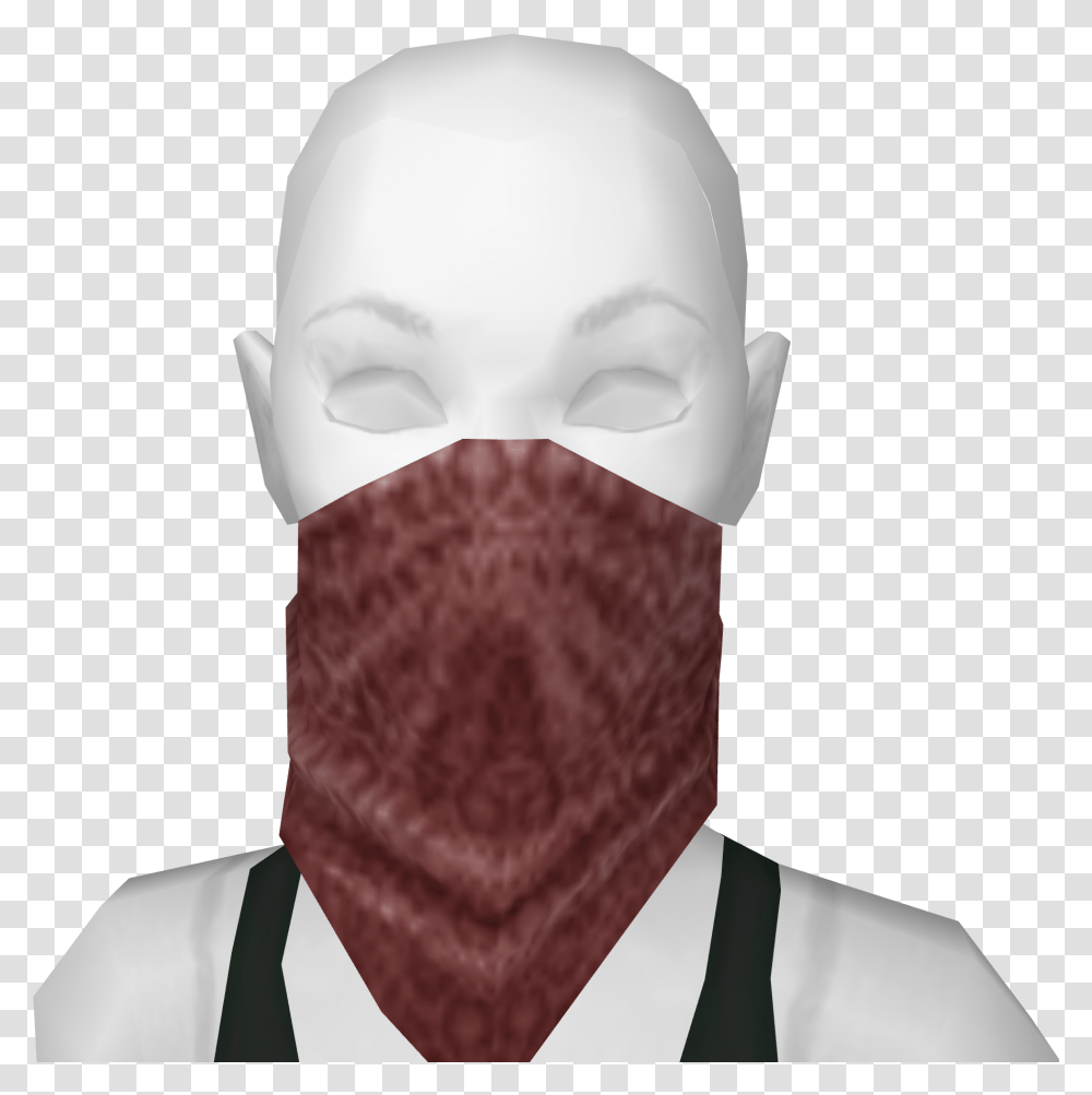 Red Bandana Mask Mask, Clothing, Apparel, Headband, Hat Transparent Png