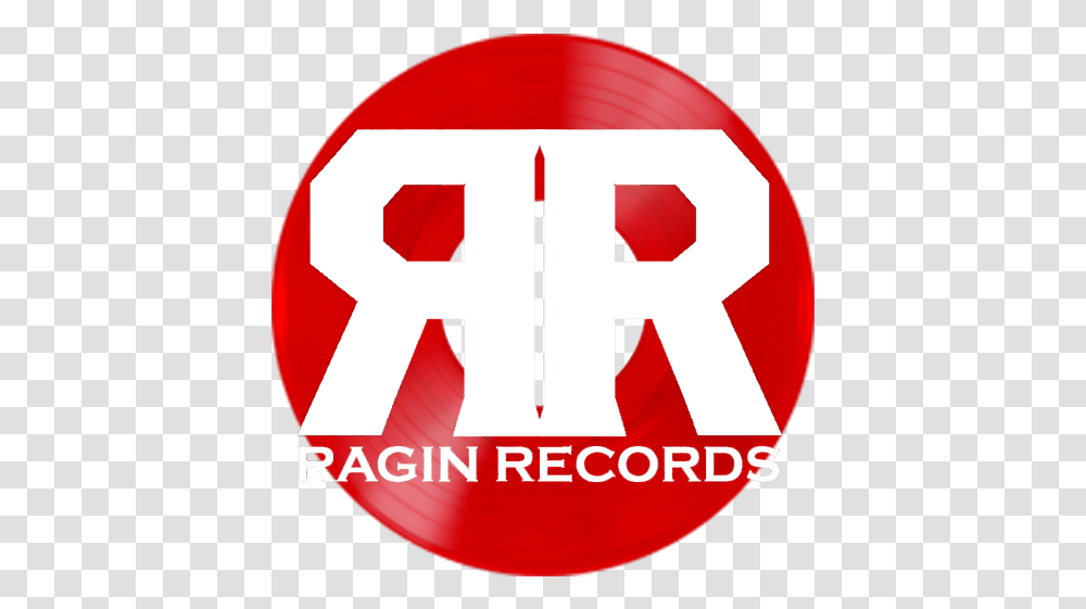 Red Banner Ragin Records Circle, Symbol, First Aid, Clock, Analog Clock Transparent Png