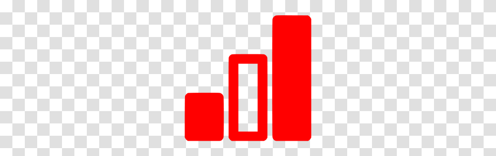 Red Bar Chart Icon, Logo, Trademark Transparent Png