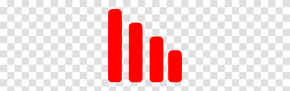 Red Bar Chart Icon, Logo, Trademark Transparent Png