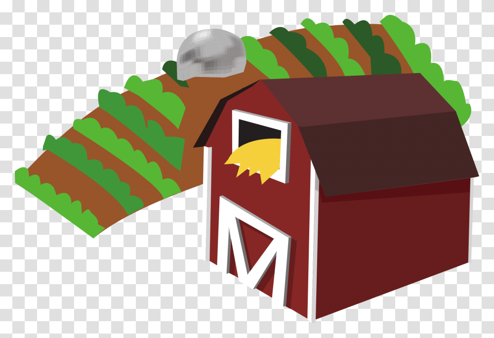 Red Barn Clipart Farm Background, Nature, Outdoors, Building, Countryside Transparent Png