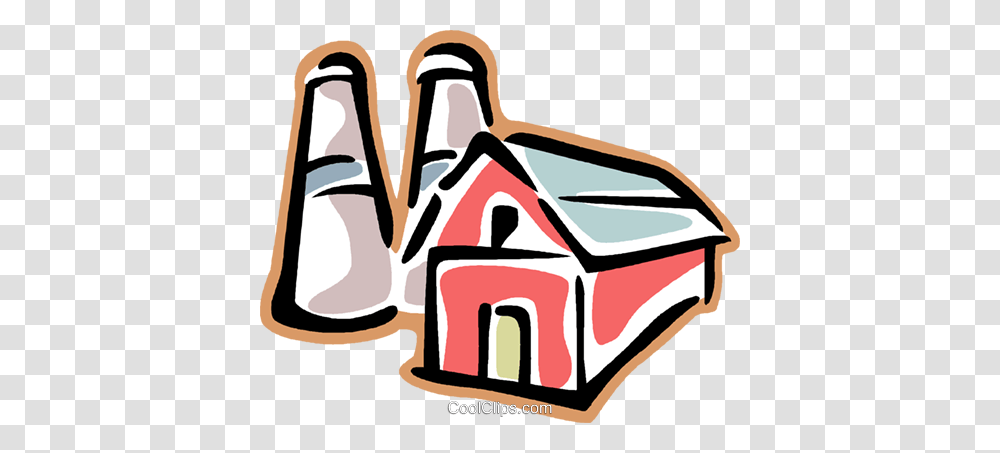 Red Barn With Silo Royalty Free Vector Clip Art Illustration, Dynamite, Building Transparent Png