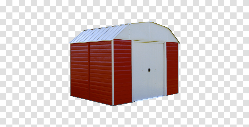 Red Barn X Ft Steel Storage Shed, Toolshed, Building, Housing, House Transparent Png