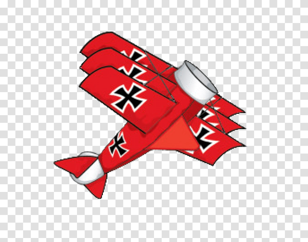 Red Baron D Nylon Kite From Brainstorm Shop Kites Flags Toys, Aircraft, Vehicle, Transportation, Airplane Transparent Png