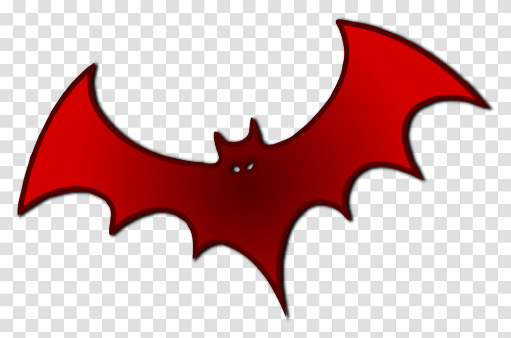 Red Bat Svg Vector Clip Art Svg Clipart Halloween Bats Clipart, Leaf, Plant, Symbol, Tree Transparent Png