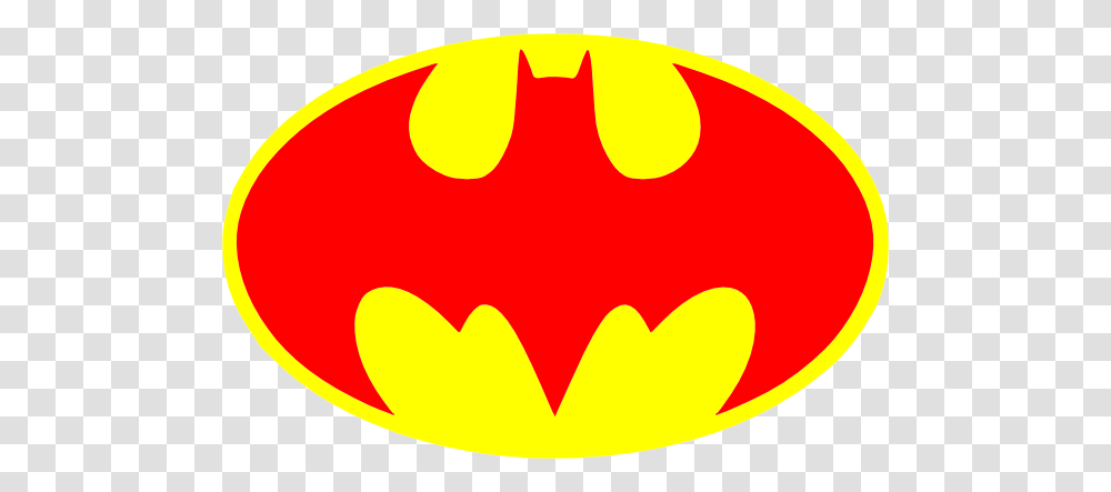 Red Batman Logo Large Size Transparent Png