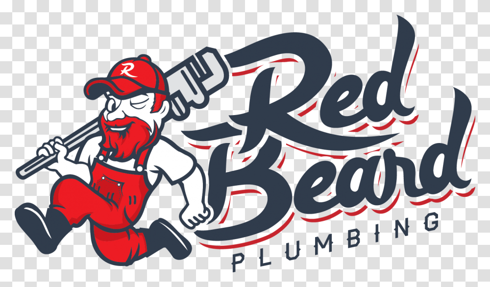 Red Beard Plumbing Logo Logos And Uniforms Of The Cincinnati Reds, Person, People, Alphabet Transparent Png