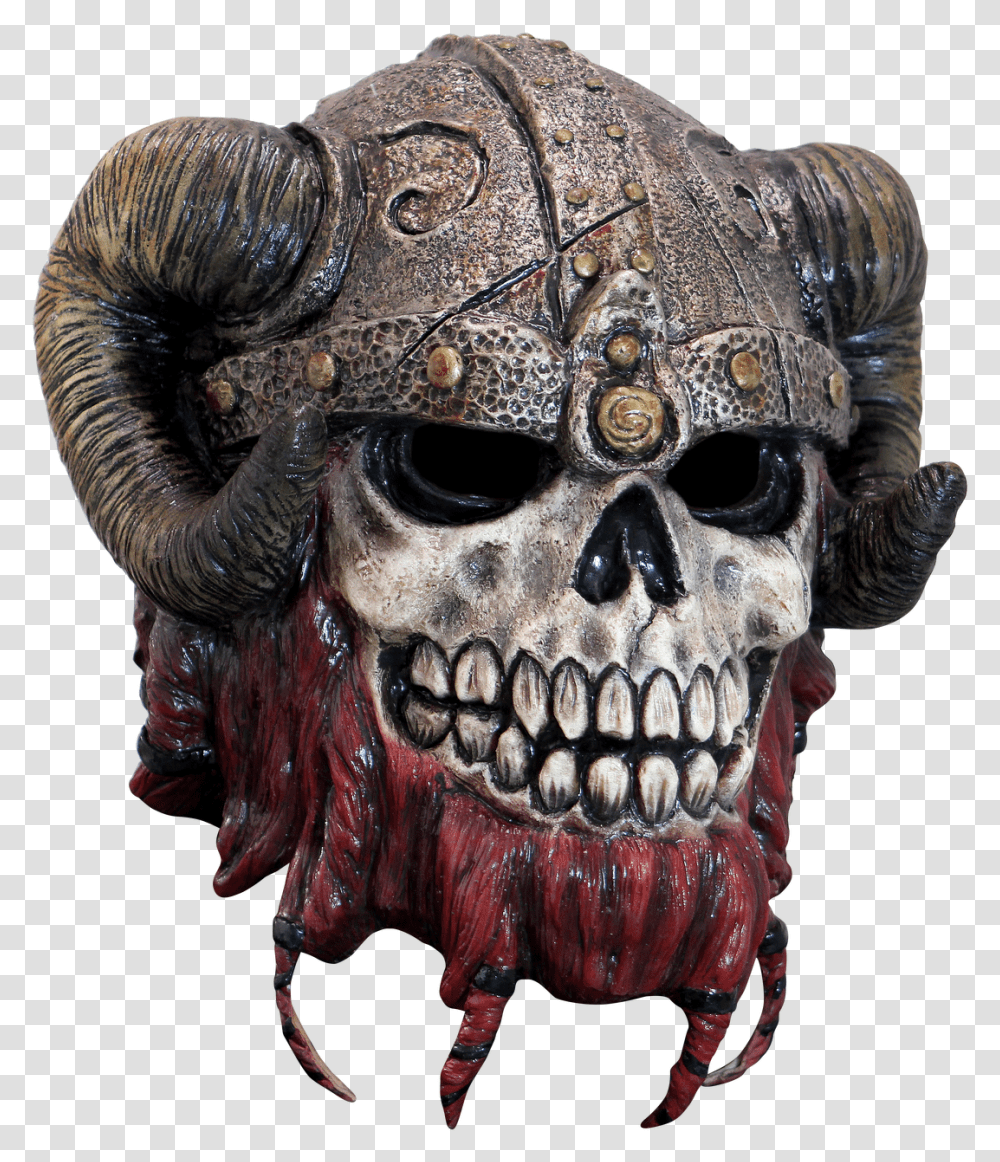 Red Beard Skeleton Mask Skeleton Mask, Bronze, Person, Human, Alien Transparent Png