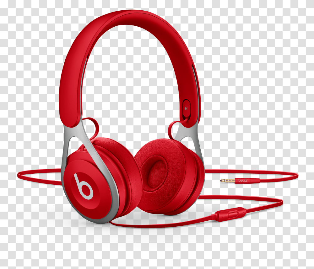 Red Beats Headphones With Wire, Electronics, Headset Transparent Png