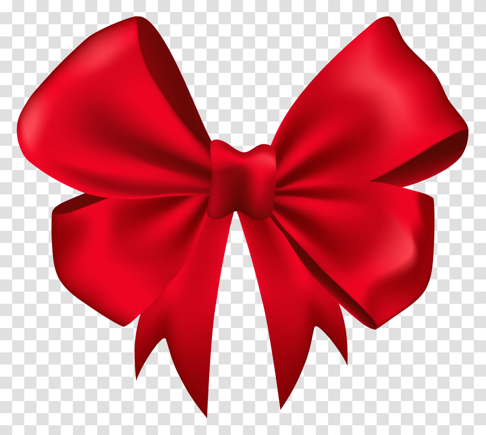 Red Beautiful Bow Clip Art Transparent Png