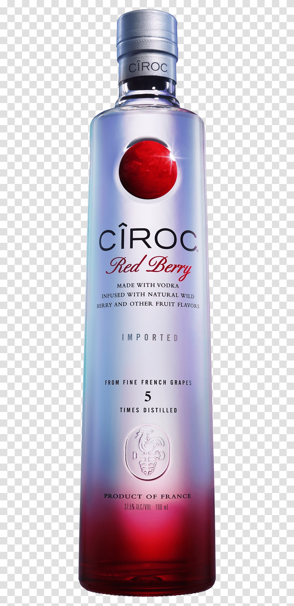 Red Berry Vodka The Ciroc Red Berry, Tin, Aluminium, Can, Spray Can Transparent Png
