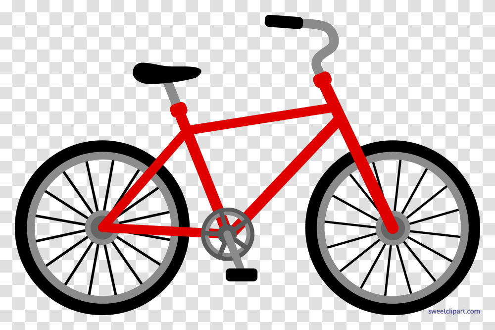 Red Bike Clip Art, Vehicle, Transportation, Bicycle, Bmx Transparent Png