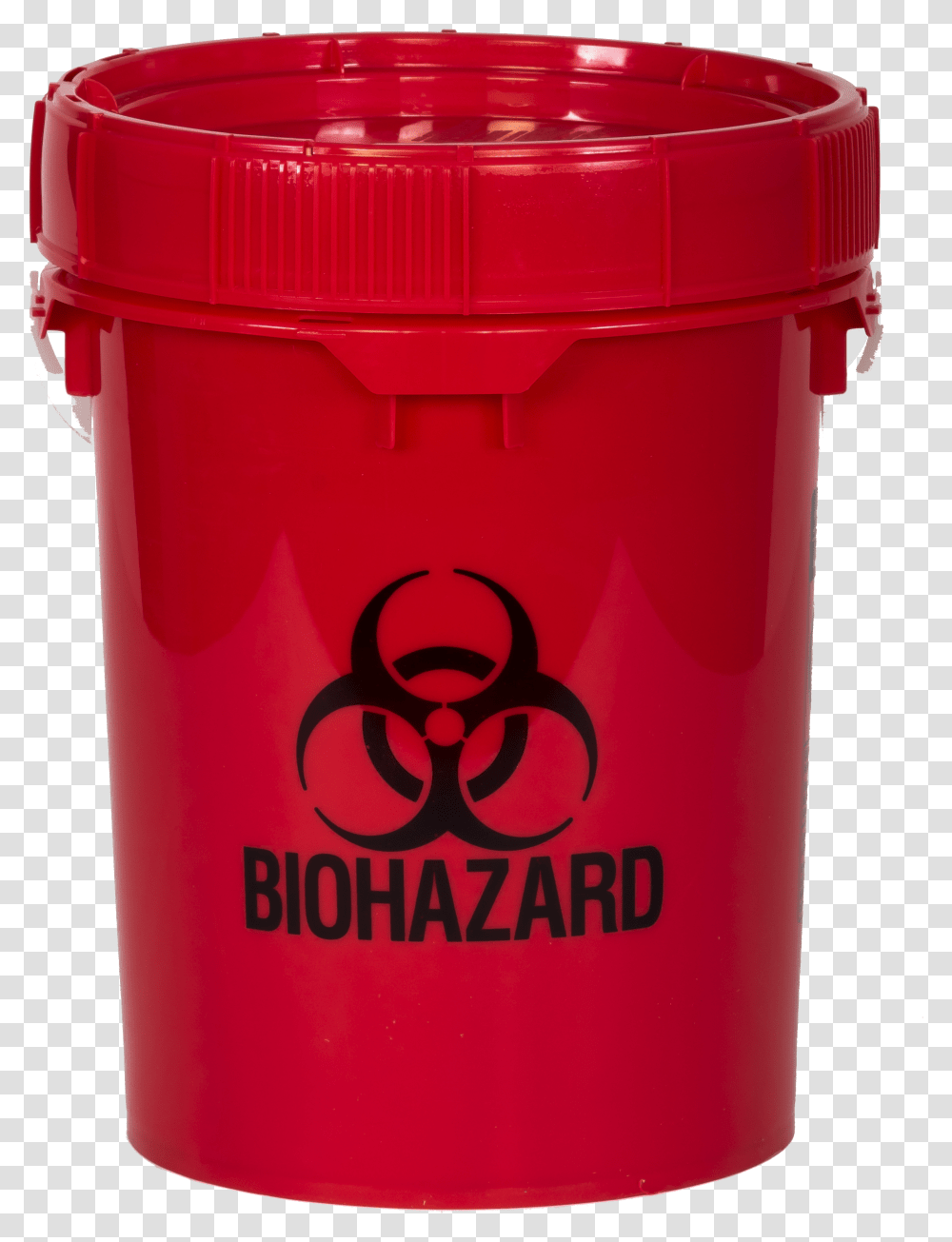 Red Biohazard Container Transparent Png