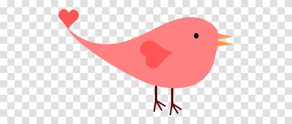 Red Bird Clip Art Clipartsco Vectores De San Valentin, Animal, Flamingo, Balloon, Canary Transparent Png