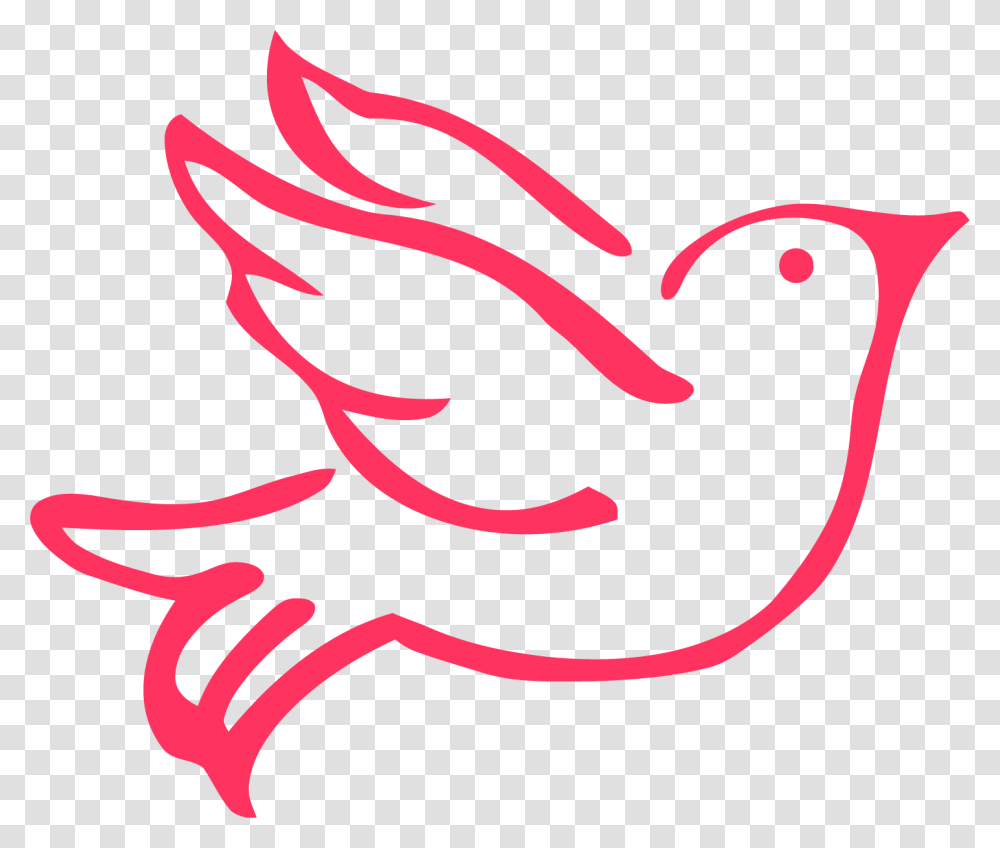 Red Bird Clipart, Logo, Trademark, Heart Transparent Png