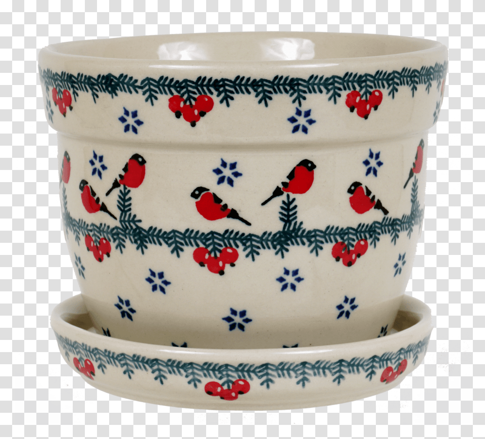 Red Bird, Porcelain, Pottery, Birthday Cake Transparent Png