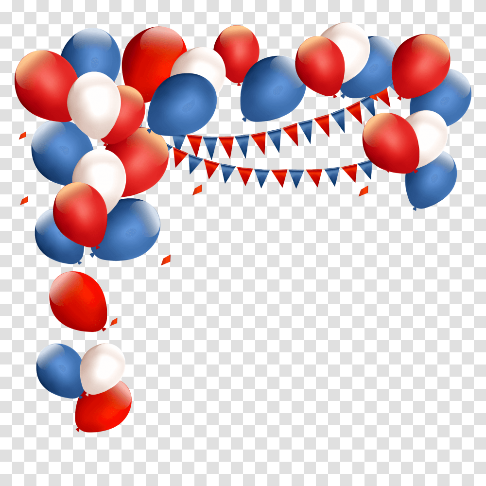 Red Birthday Balloons Clipart Full Size Clipart Balloon Frame Transparent Png