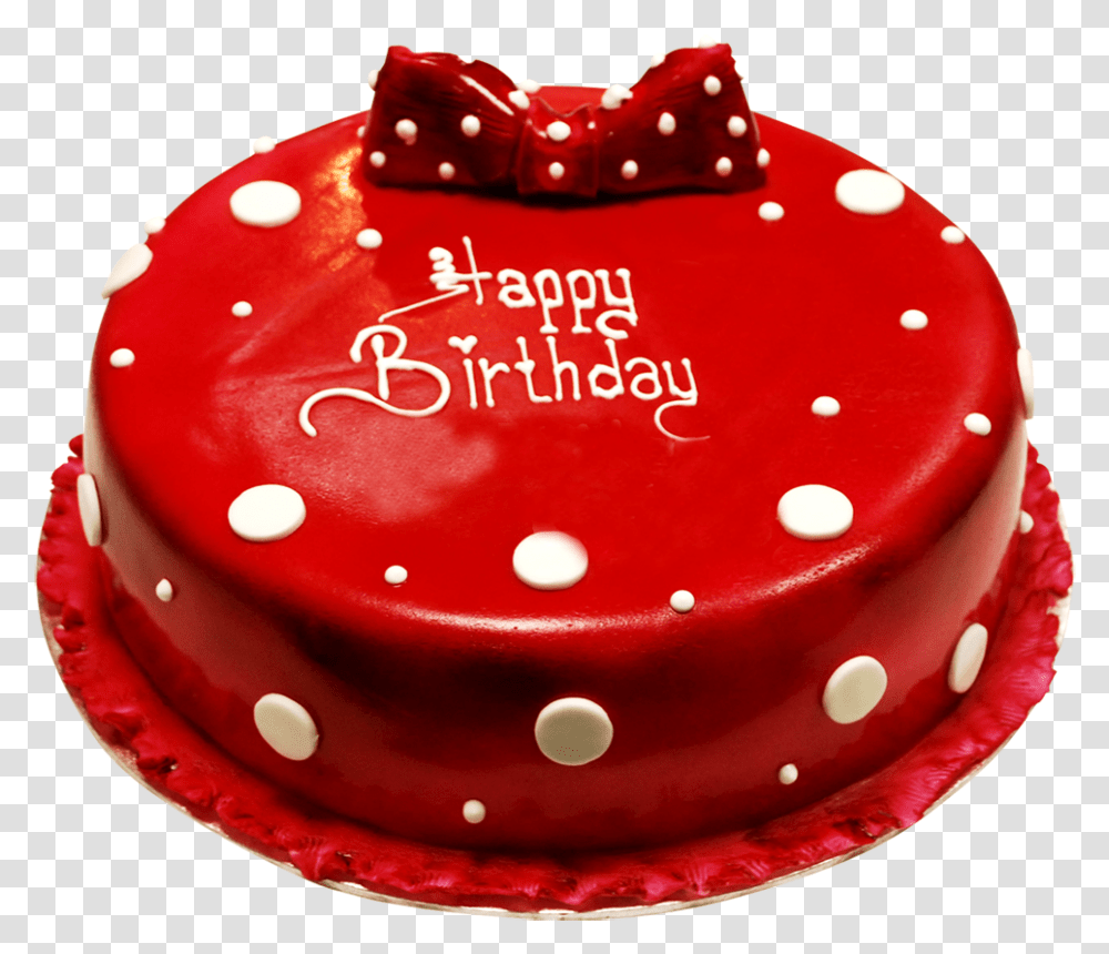 Red Birthday Cake Birthday Cake Images, Dessert, Food Transparent Png