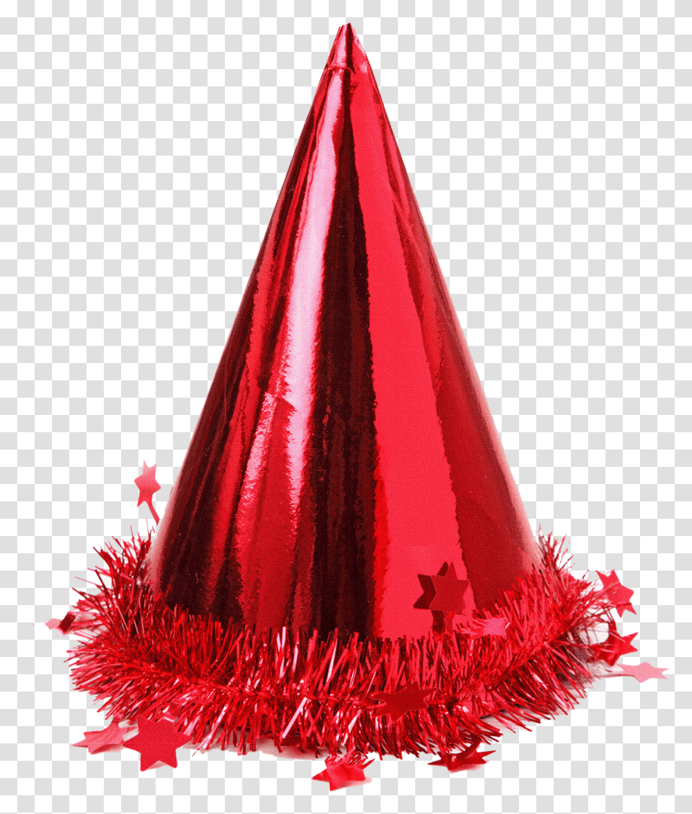 Red Birthday Hat, Apparel, Party Hat Transparent Png