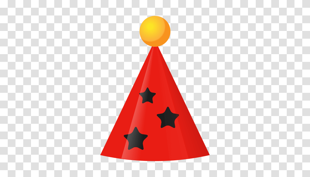 Red Birthday Hat Icon, Apparel, Party Hat, Flag Transparent Png
