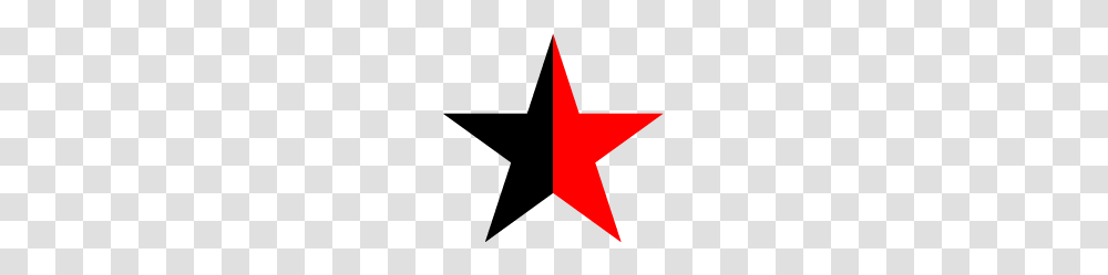 Red Black Star, Flag, Logo, Trademark Transparent Png