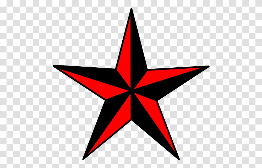 Red Black Stars Free Red Nautical Star, Symbol, Star Symbol, Airplane, Aircraft Transparent Png