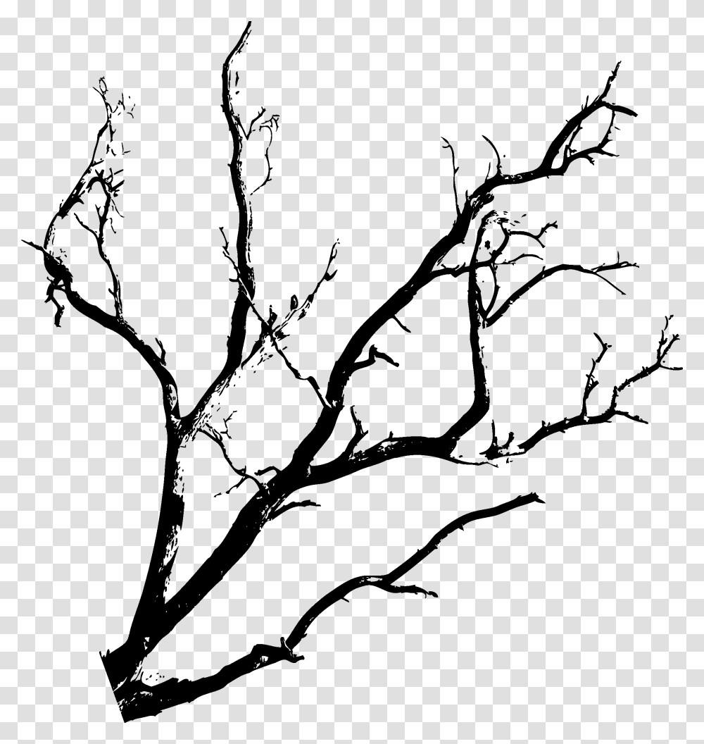 Red Black Tree Halloween Tree, Plant, Flower, Blossom, Drawing Transparent Png