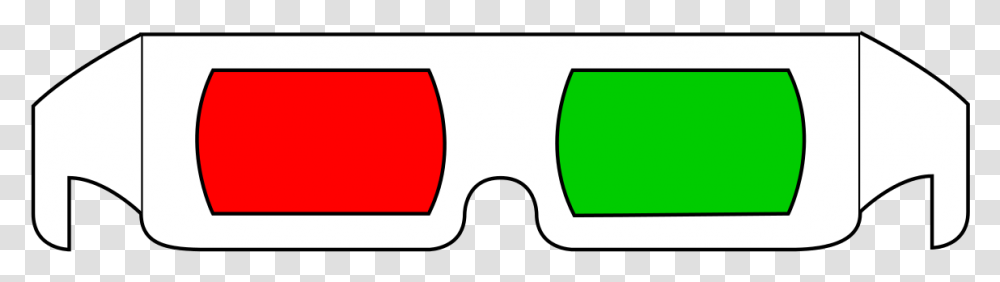 Red Blue Art 3d Glasses, Label, Logo Transparent Png
