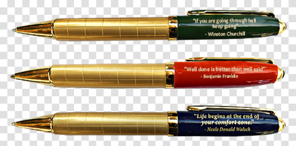 Red Blue Green Pens Laying Down Brass, Fountain Pen, Light Transparent Png
