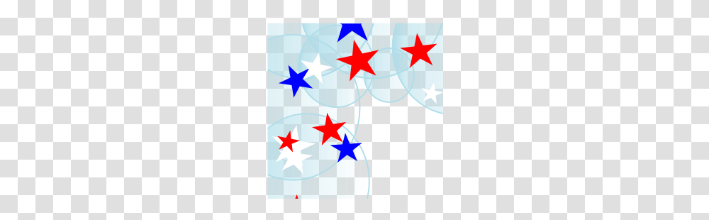 Red Blue White Stars With Bubbles Of July, Star Symbol, First Aid Transparent Png