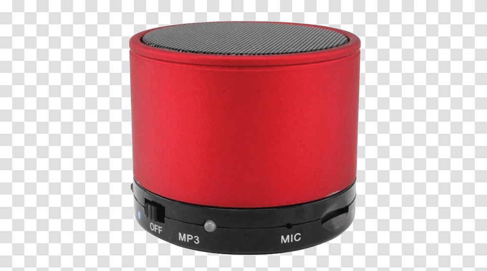Red Bluetooth Speaker Hd Mart Bluetooth Speakers, Cylinder, Furniture, Mailbox, Letterbox Transparent Png