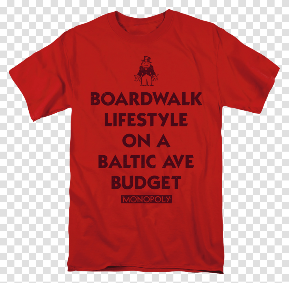 Red Boardwalk Lifestyle Monopoly T Shirt Order Of The Peaky Blinders Shirt, Apparel, T-Shirt Transparent Png